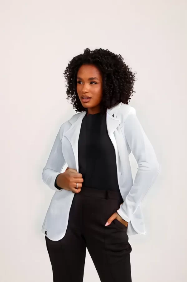Blazer de luxo  Lady Griffe  Off White - Imagem 2