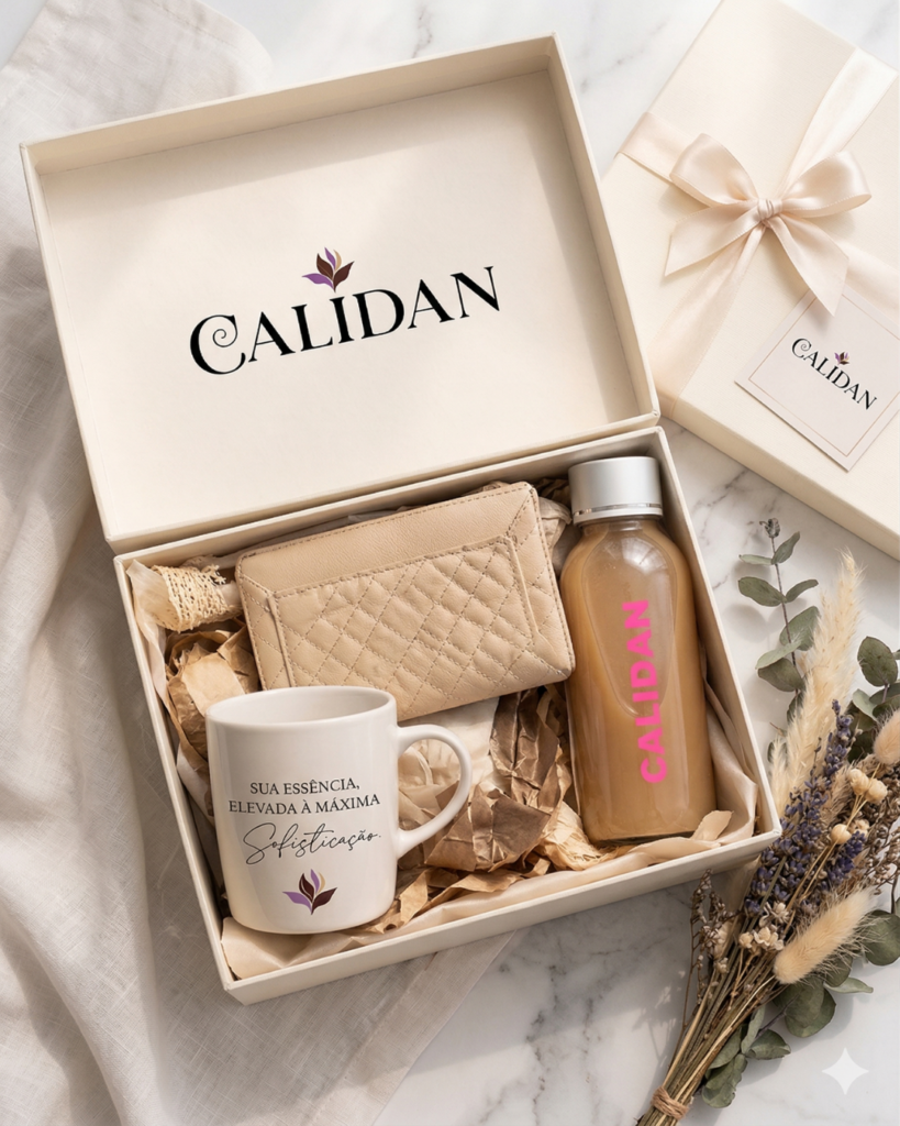 Monte Sua Box: Presente Exclusivo e Personalizado Calidan