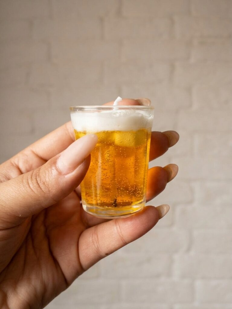 Mini Vela Aromática Chopp & Cerveja – Lembrancinha no Copo Americano Shot 45ml